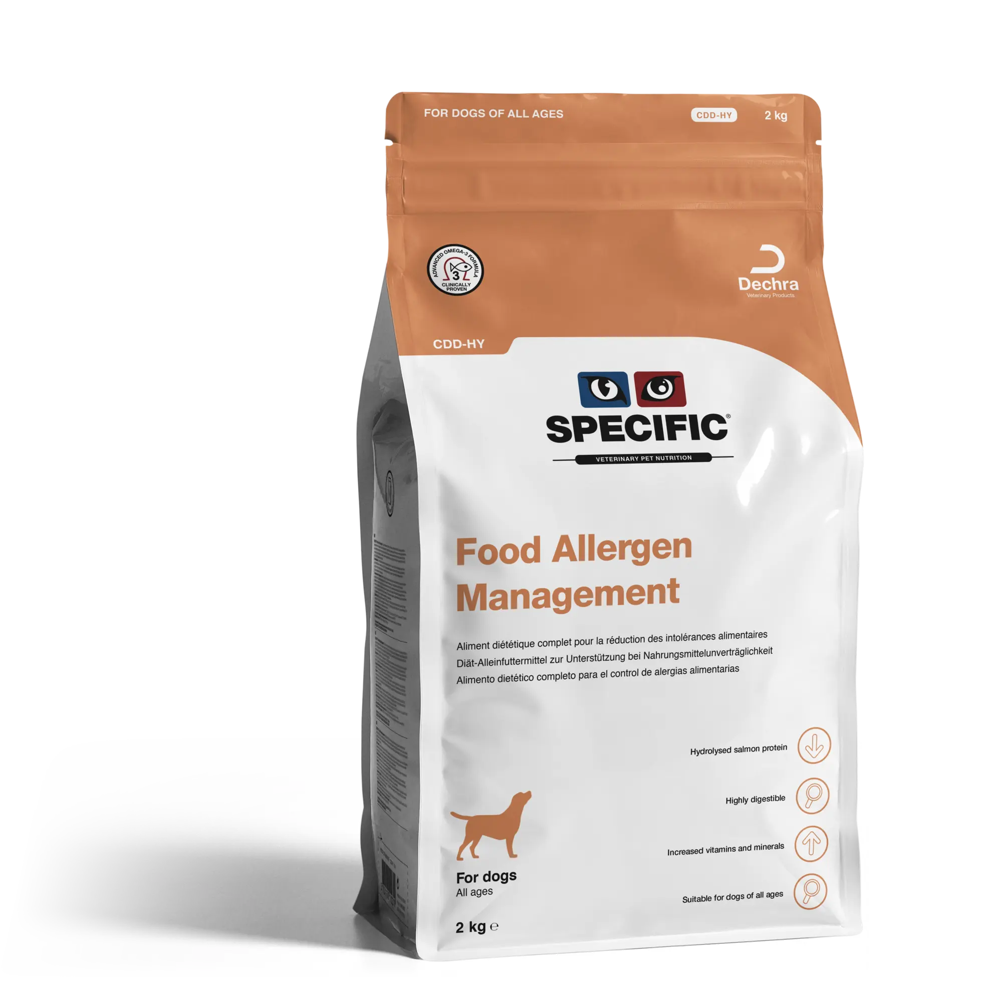 CDD-HY Food Allergy Management (Контроль харчової алергії. Білки - гідролізований лосось та рис) 7 кг